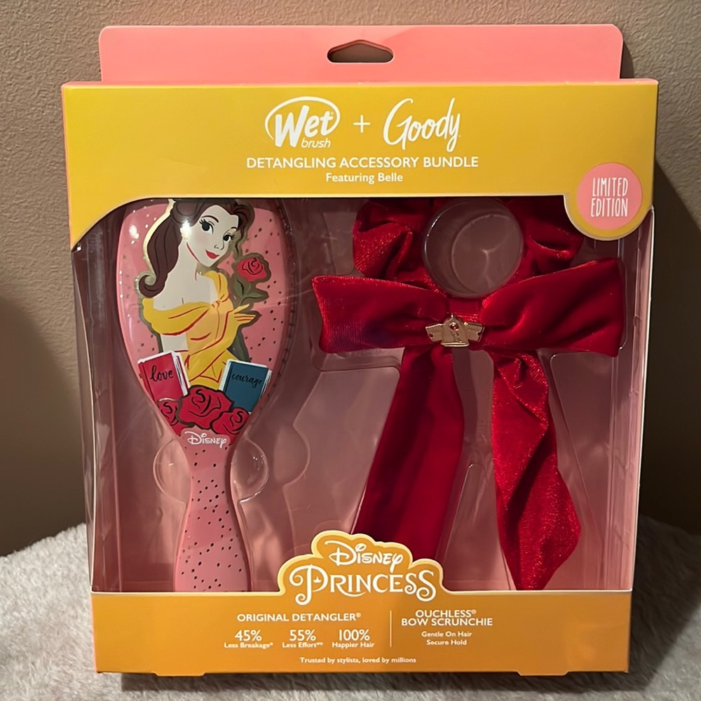 Disney x wet brush belle brush and scrunchie